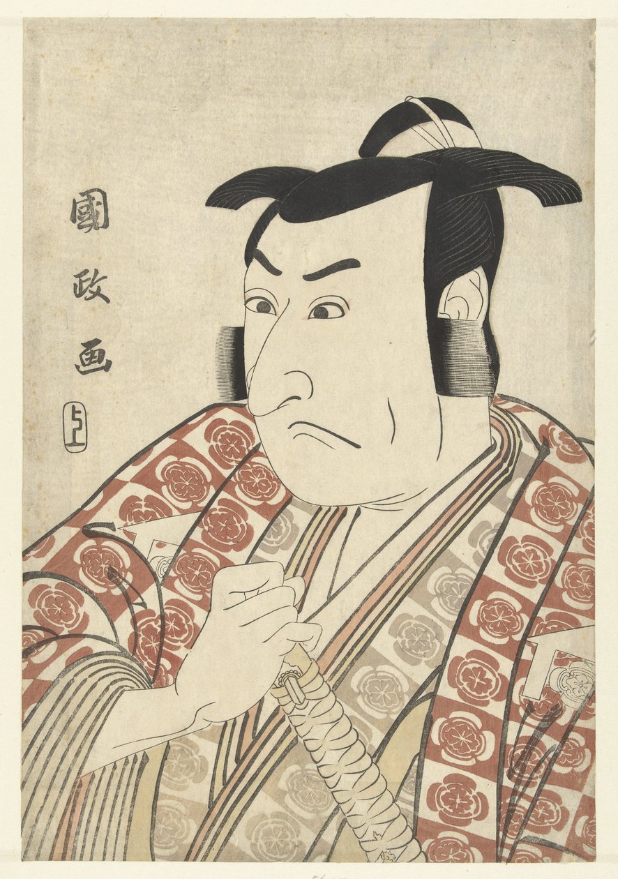 Bust Portrait of Ichikawa Omezo by Utagawa Kunimasa