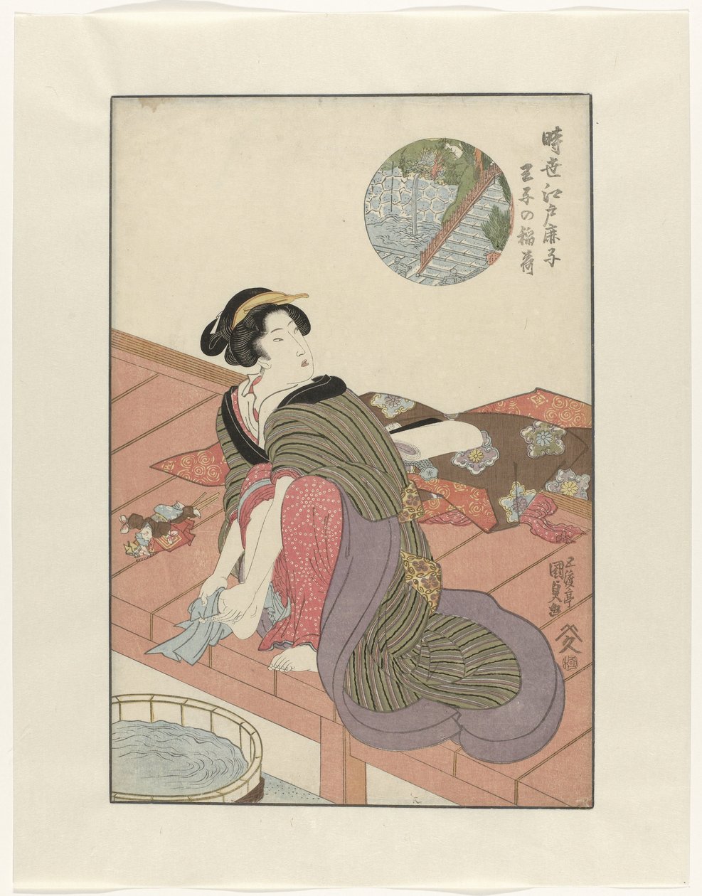 Inari Temple, Oji no Inari, Beauties from Edo, Jisei Edo Kanoko