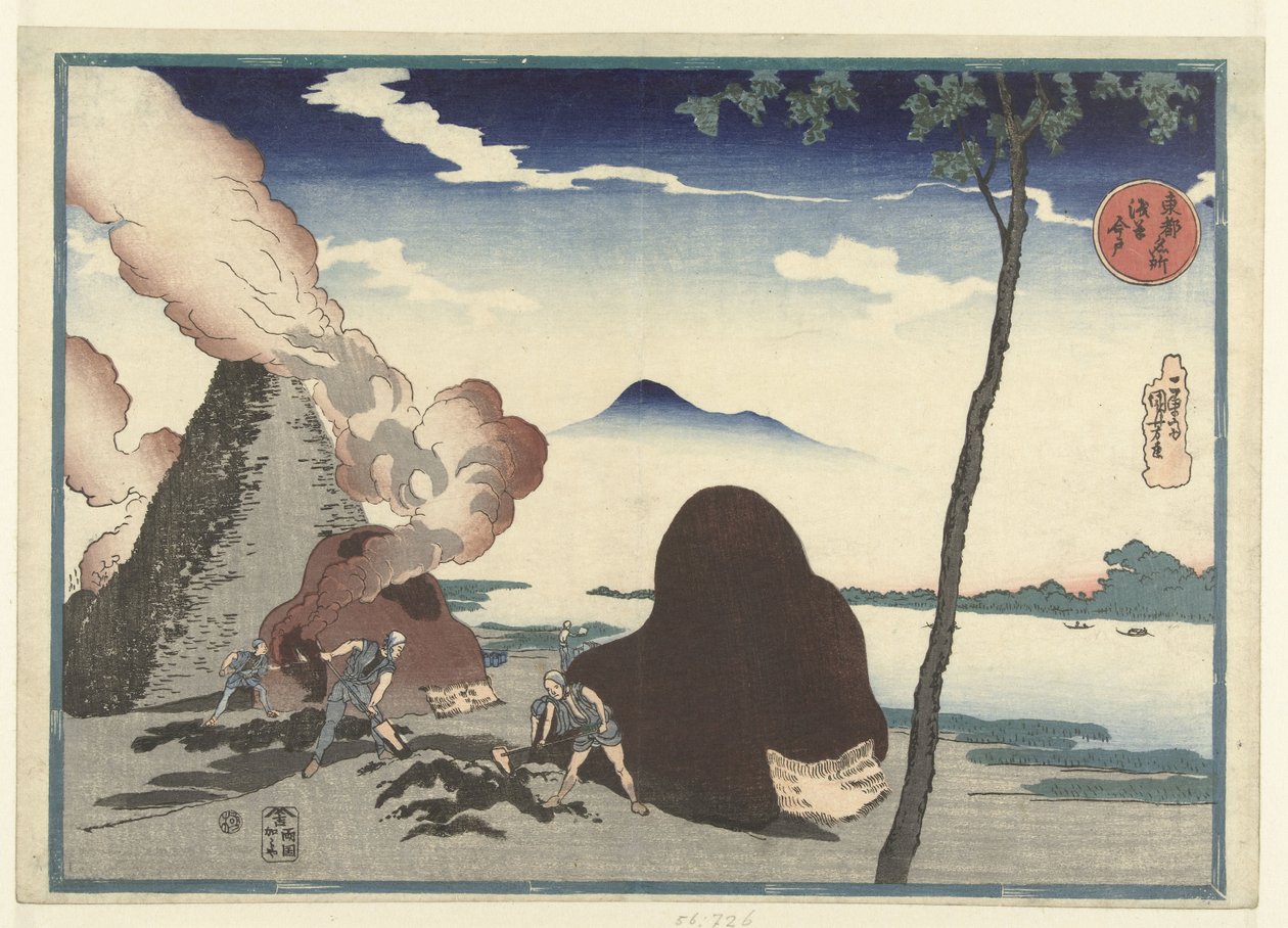 Imado in Asakusa by Utagawa Kuniyoshi