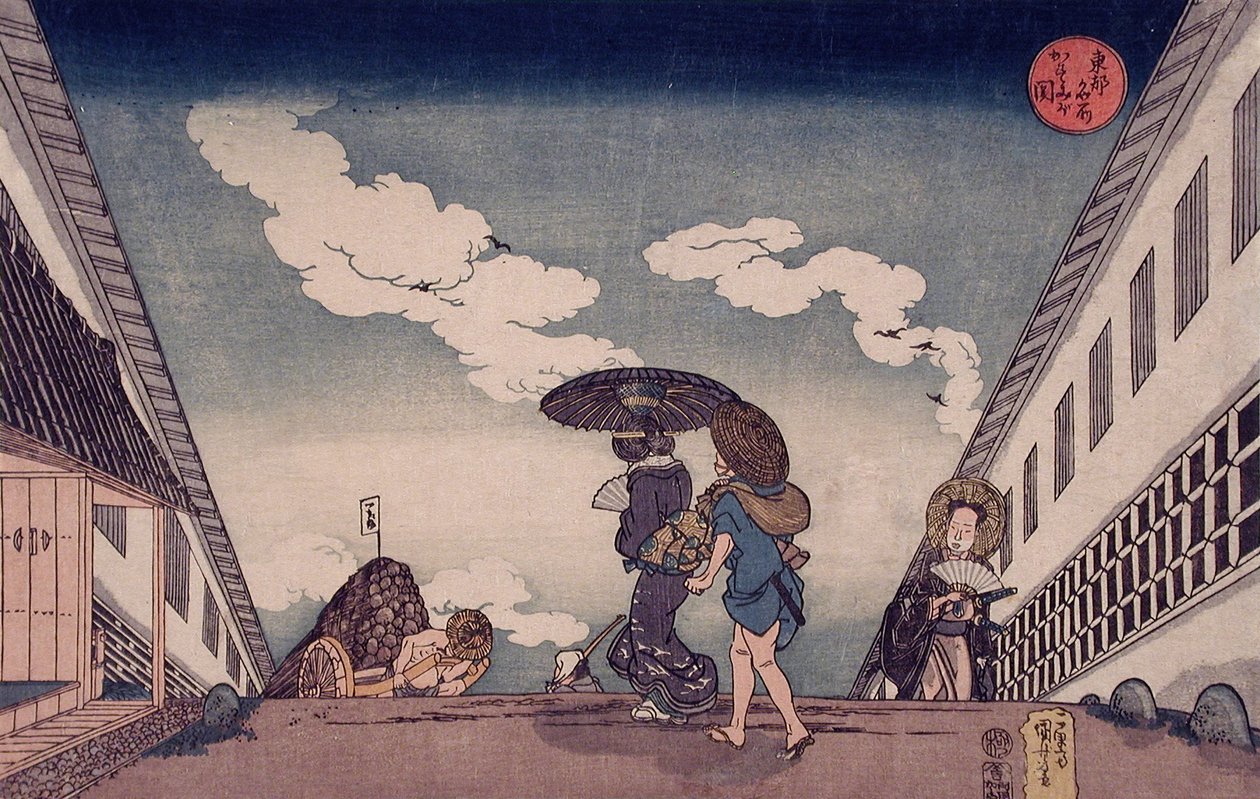 Kasumigaseki by Utagawa Kuniyoshi