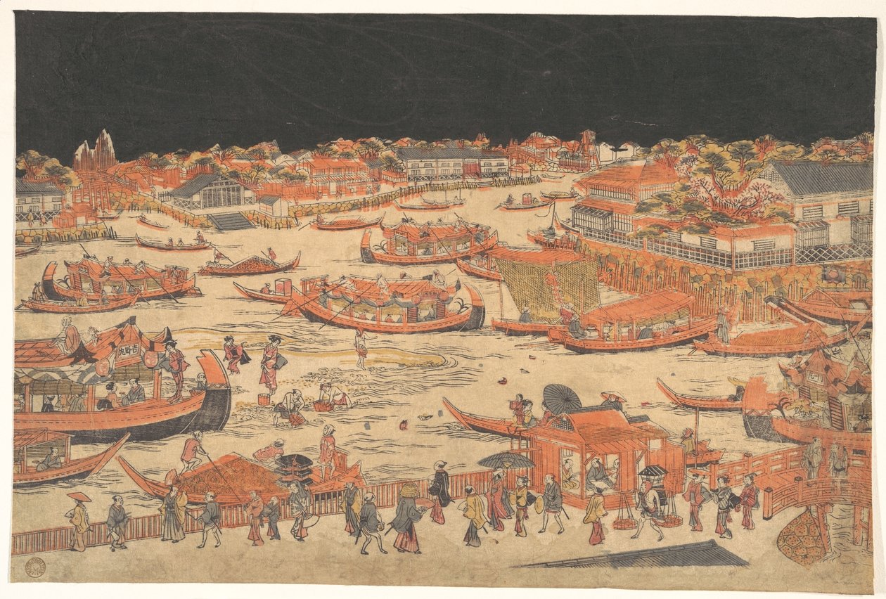 Kawabiraki by Utagawa Toyoharu