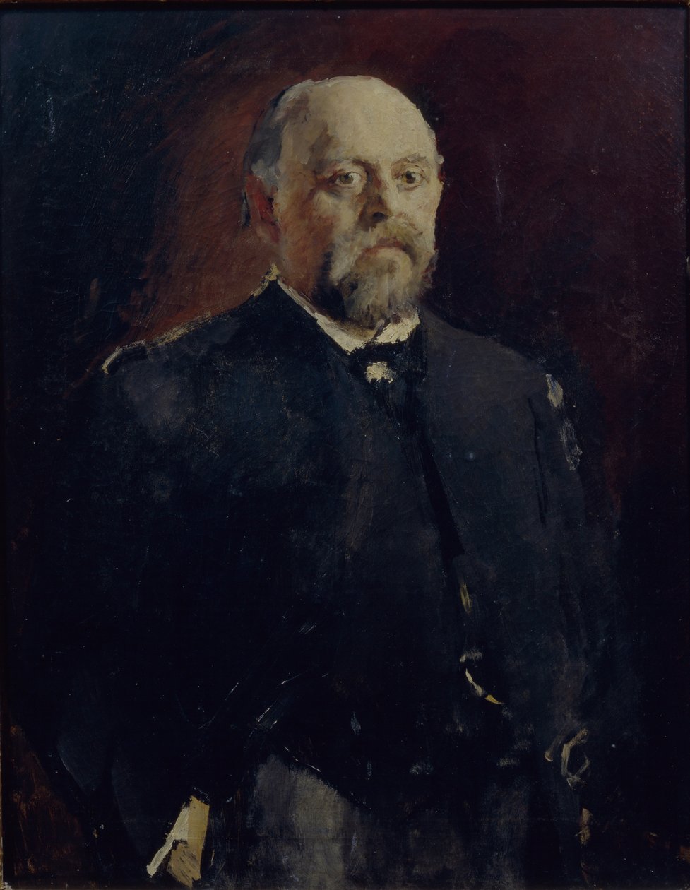 Portrait of Savva Mamontov 1841-1918, 1890 by Valentin Aleksandrovich Serov
