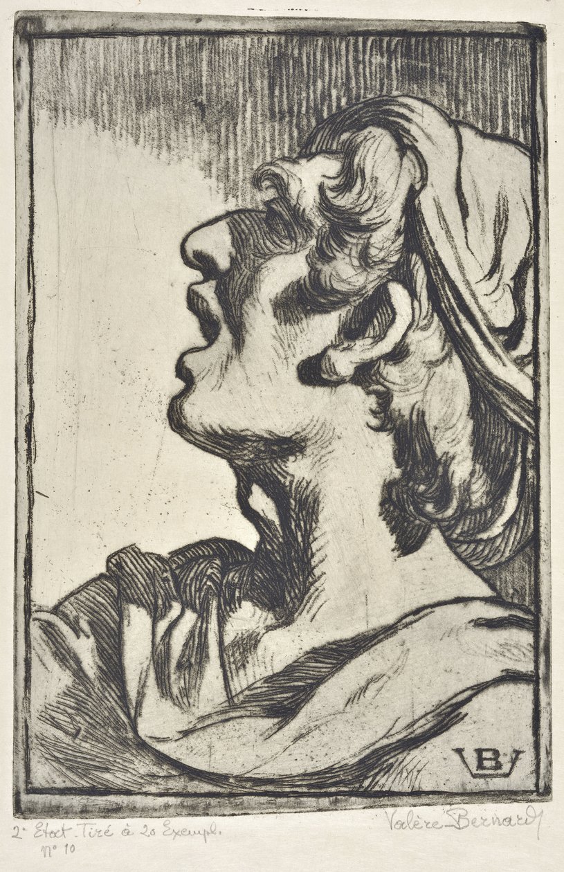 Head of Man by Valère Bernard