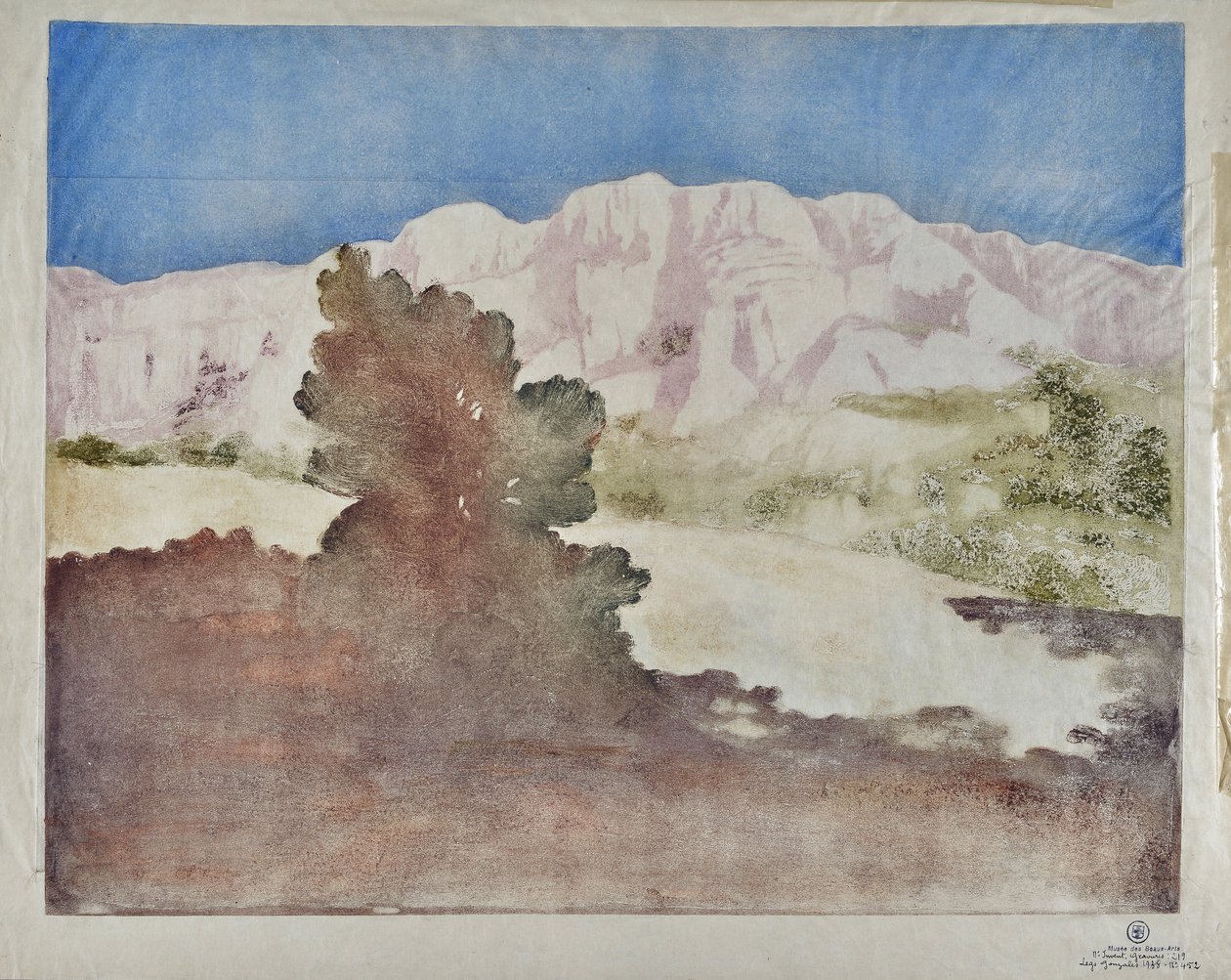 View of the Holy Mountain Victory by Valère Bernard