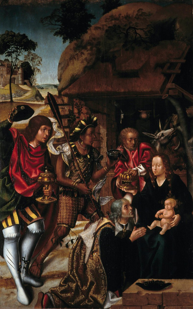 The Adoration of the Magi by Vasco (c.1475-c.1542) Fernandes