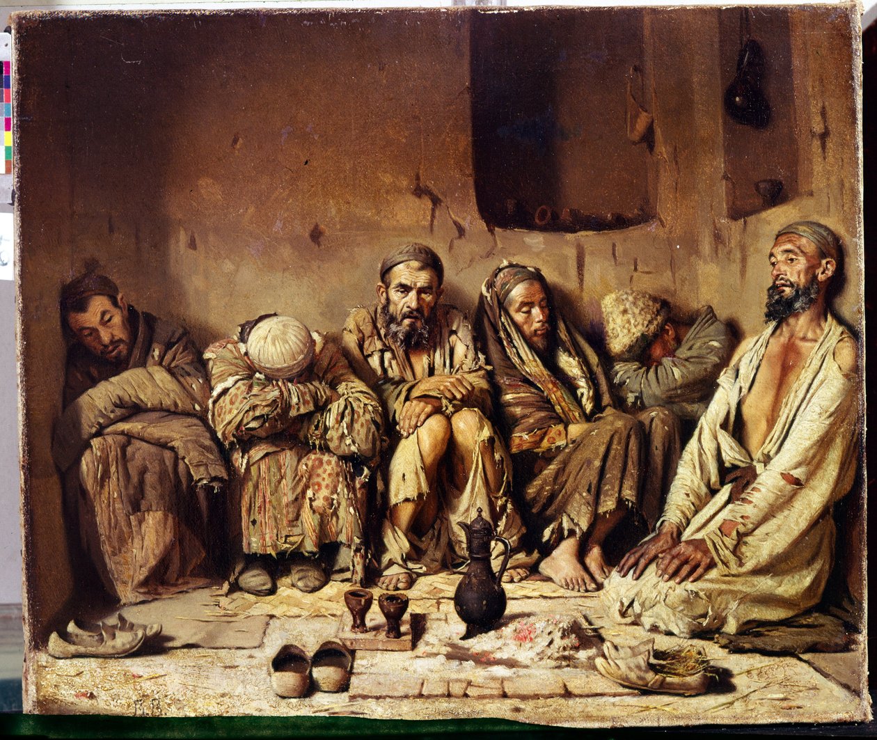 The Opium Smokers by Vasili Vasilievich Vereshchagin