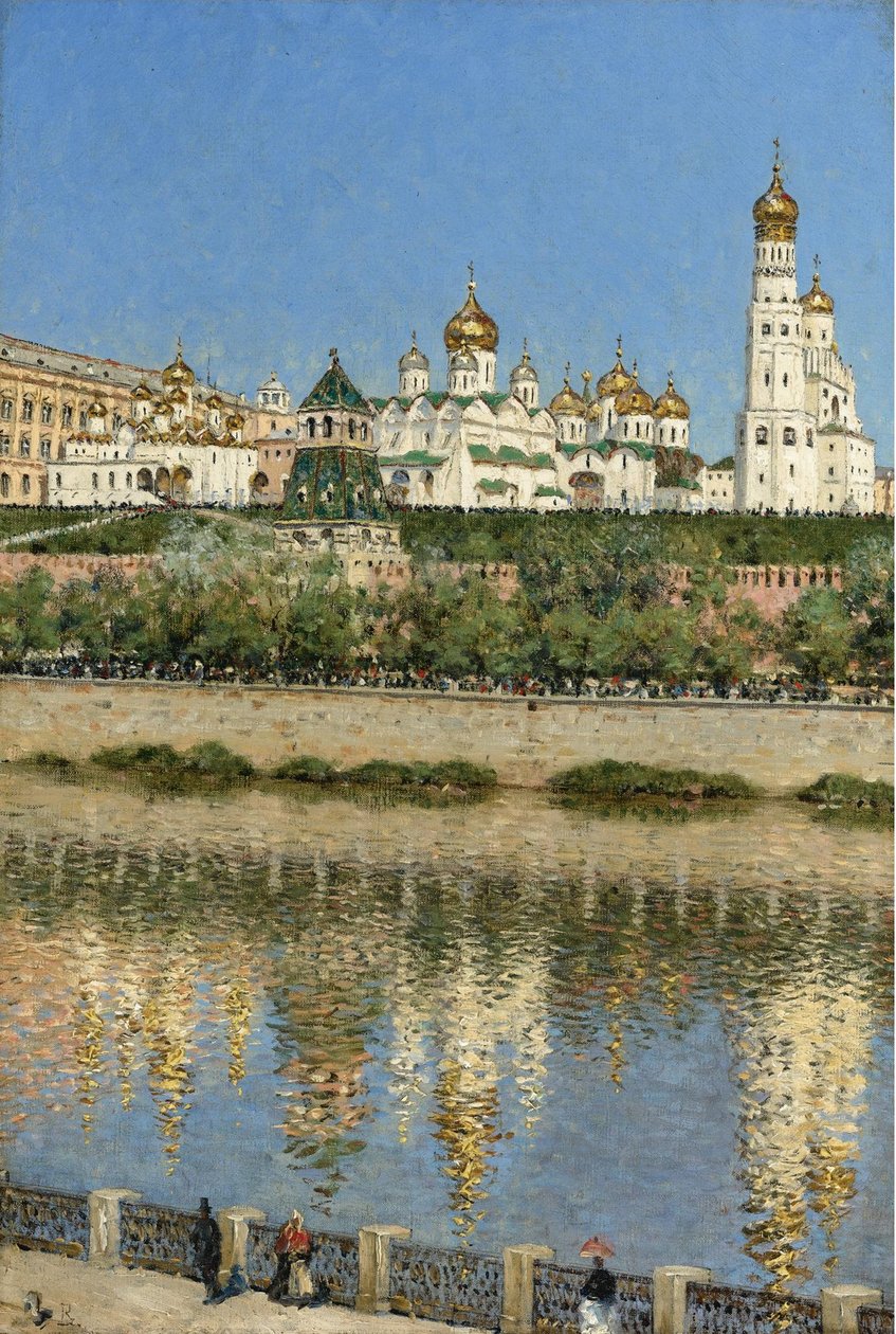View of the Moscow Kremlin by Vasili Vasilievich Vereshchagin