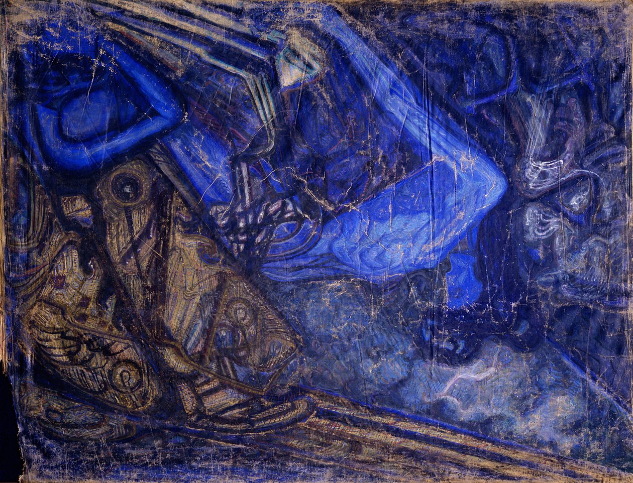 Mourning the Death of Michail Vrubel by Vasily Ivanovich Denisov