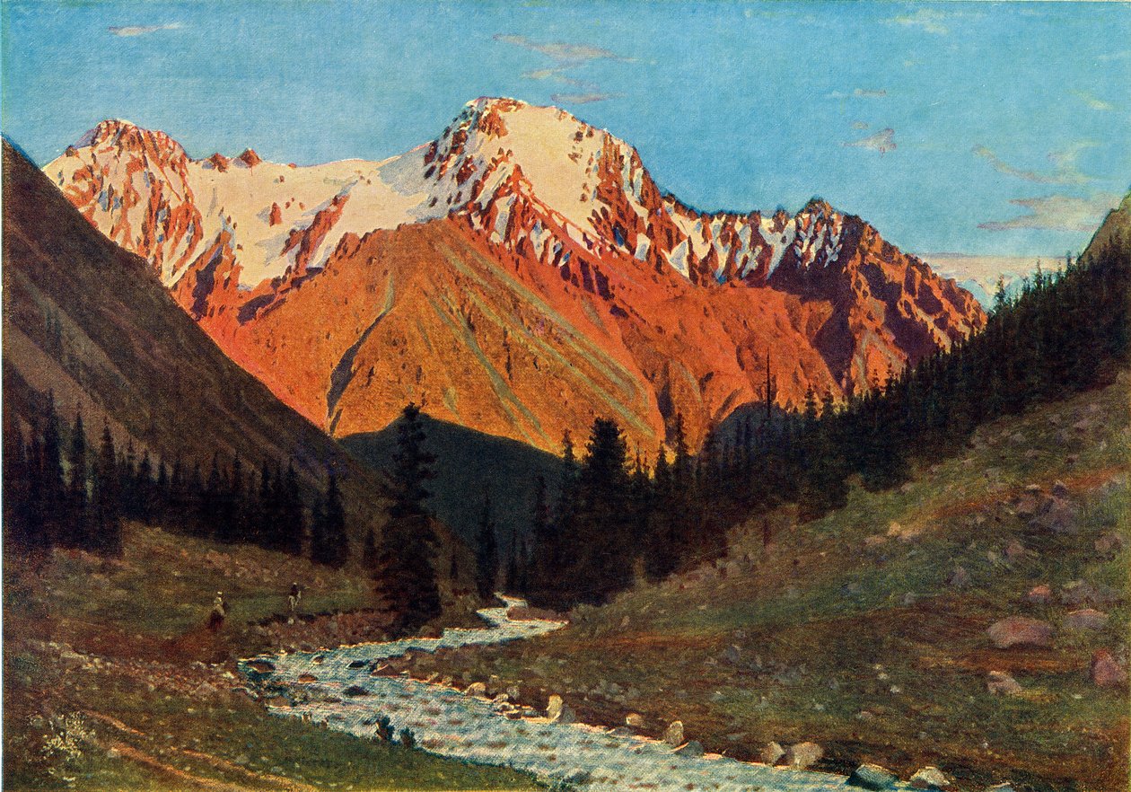 Mountain Scenery by Vasily Vereshchagin: Fine art print