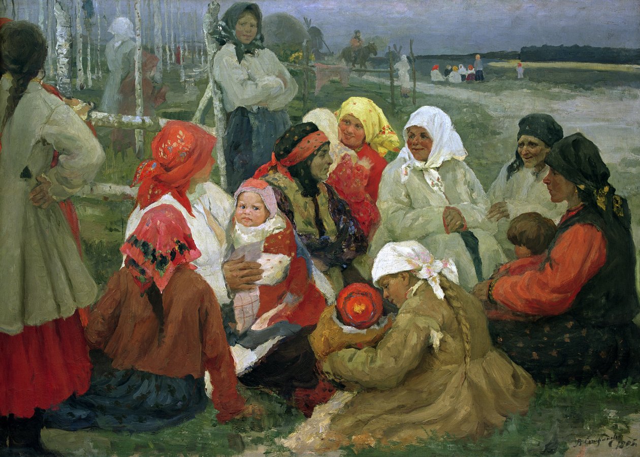 Peasant Women, 1905 by Vassa Epifanova
