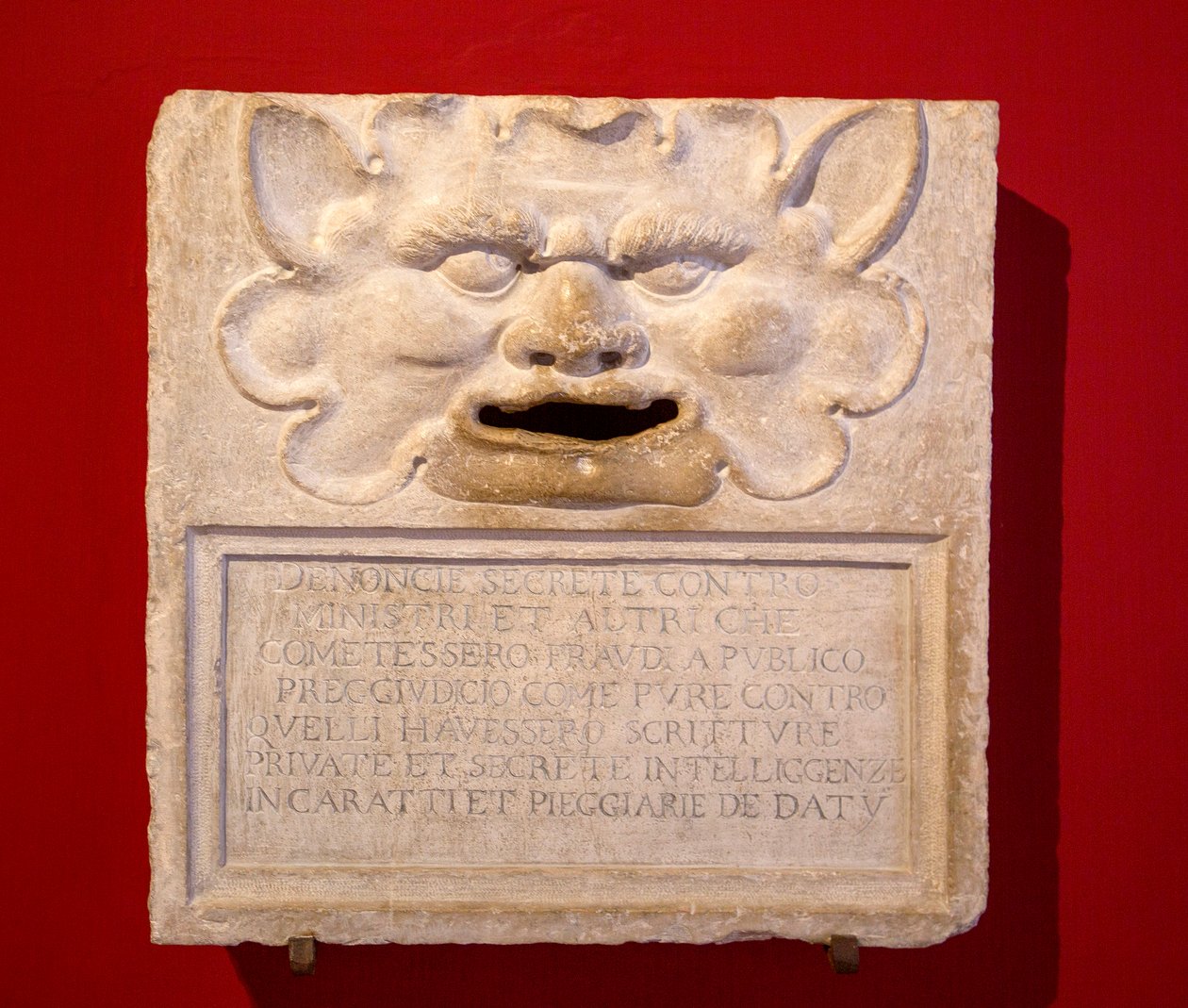 Mouth of Truth (Bocca di Leone) by Venetian School