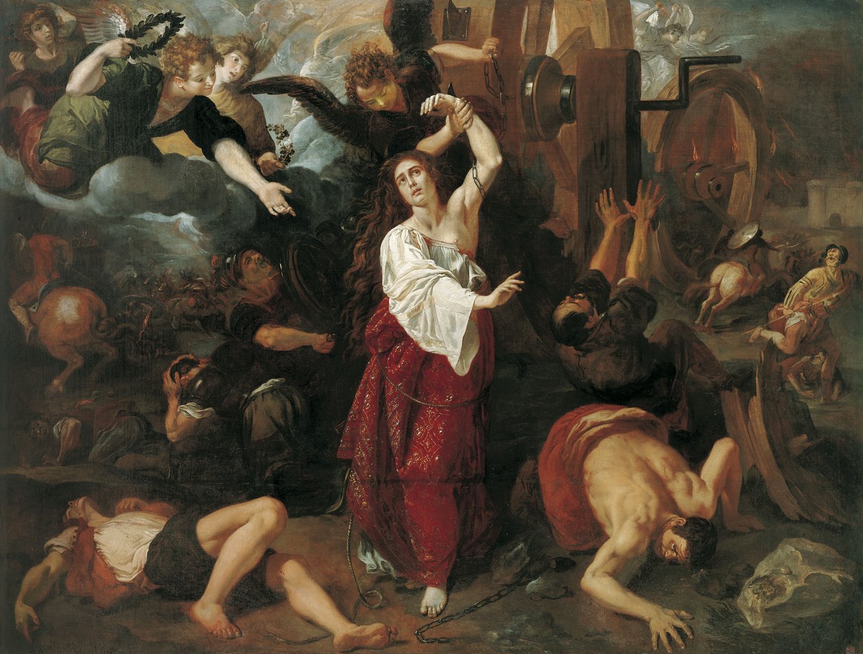 The Martyrdom of St Catherine of Alexandria by Vicent Castelló