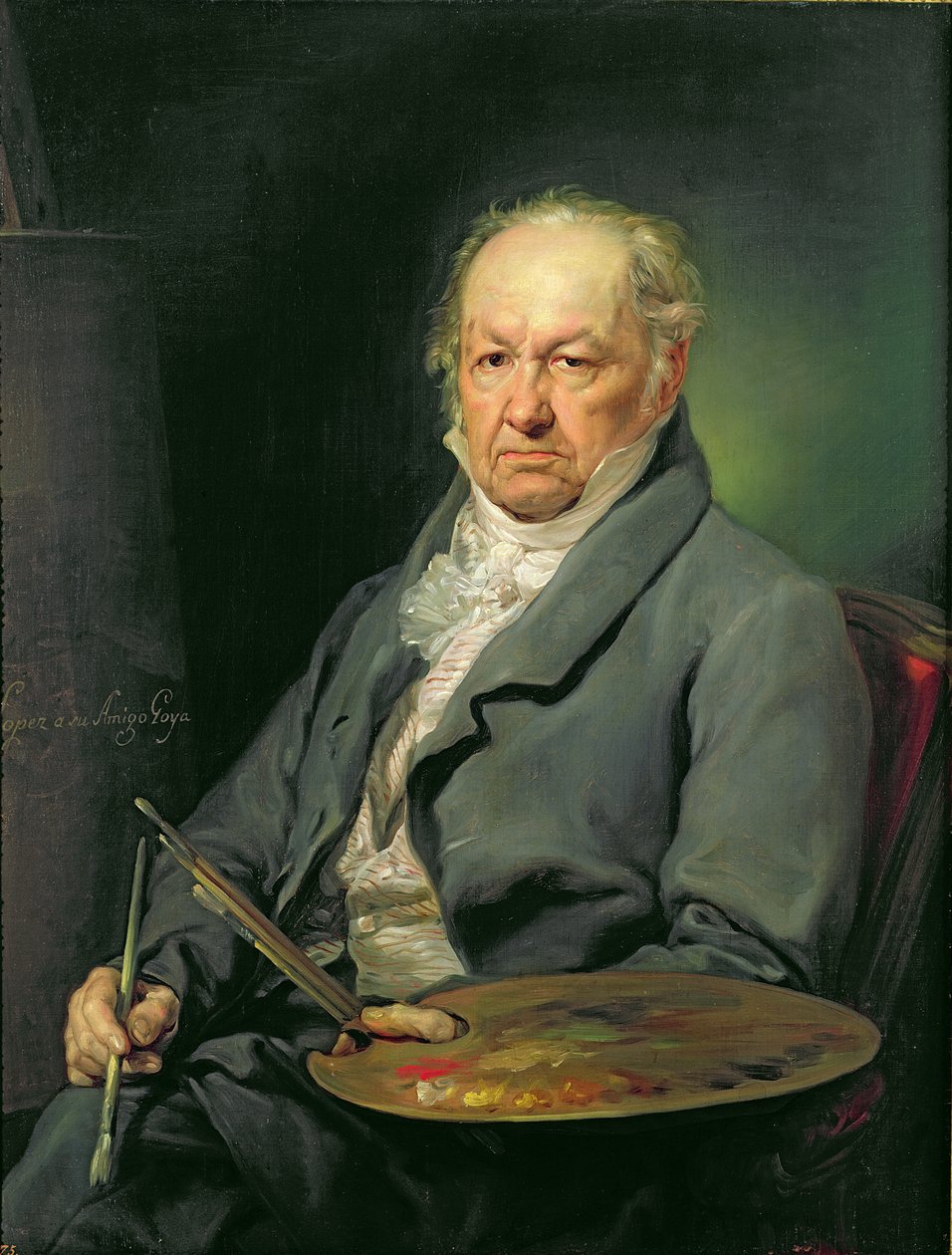 Francisco Jose de Goya by Vicente Lopez y Portana