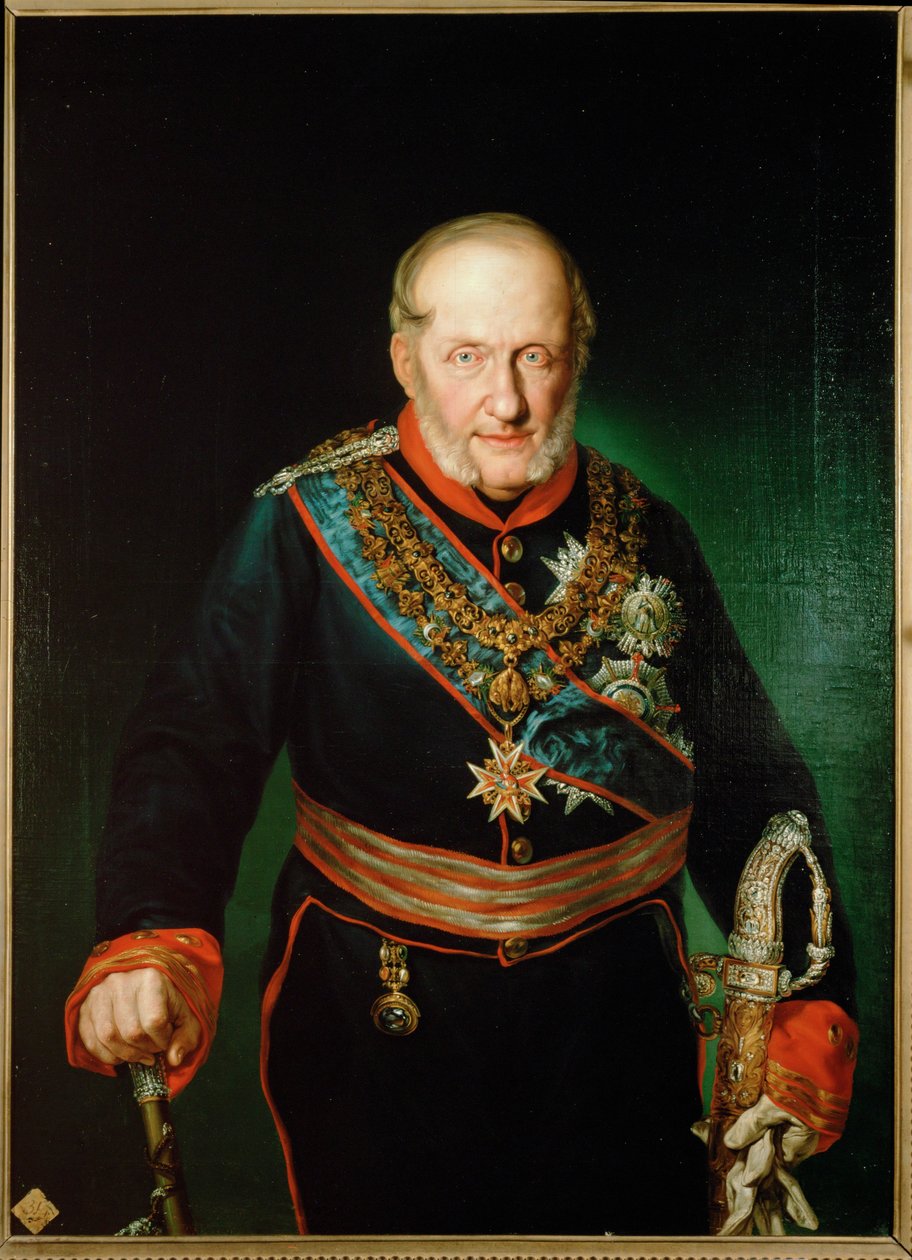 Francisco I de Borbon, King of the Two Sicilies by Vicente Lopez y Portana