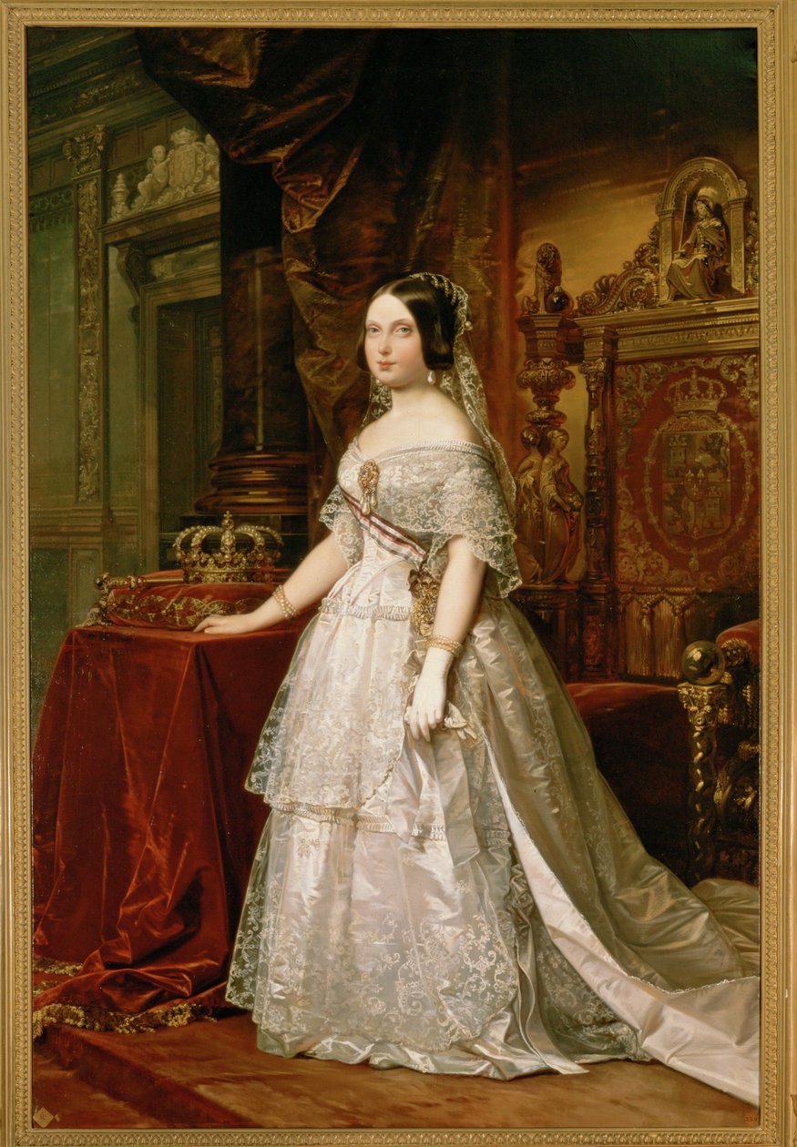 Queen Isabel II by Vicente Lopez y Portana