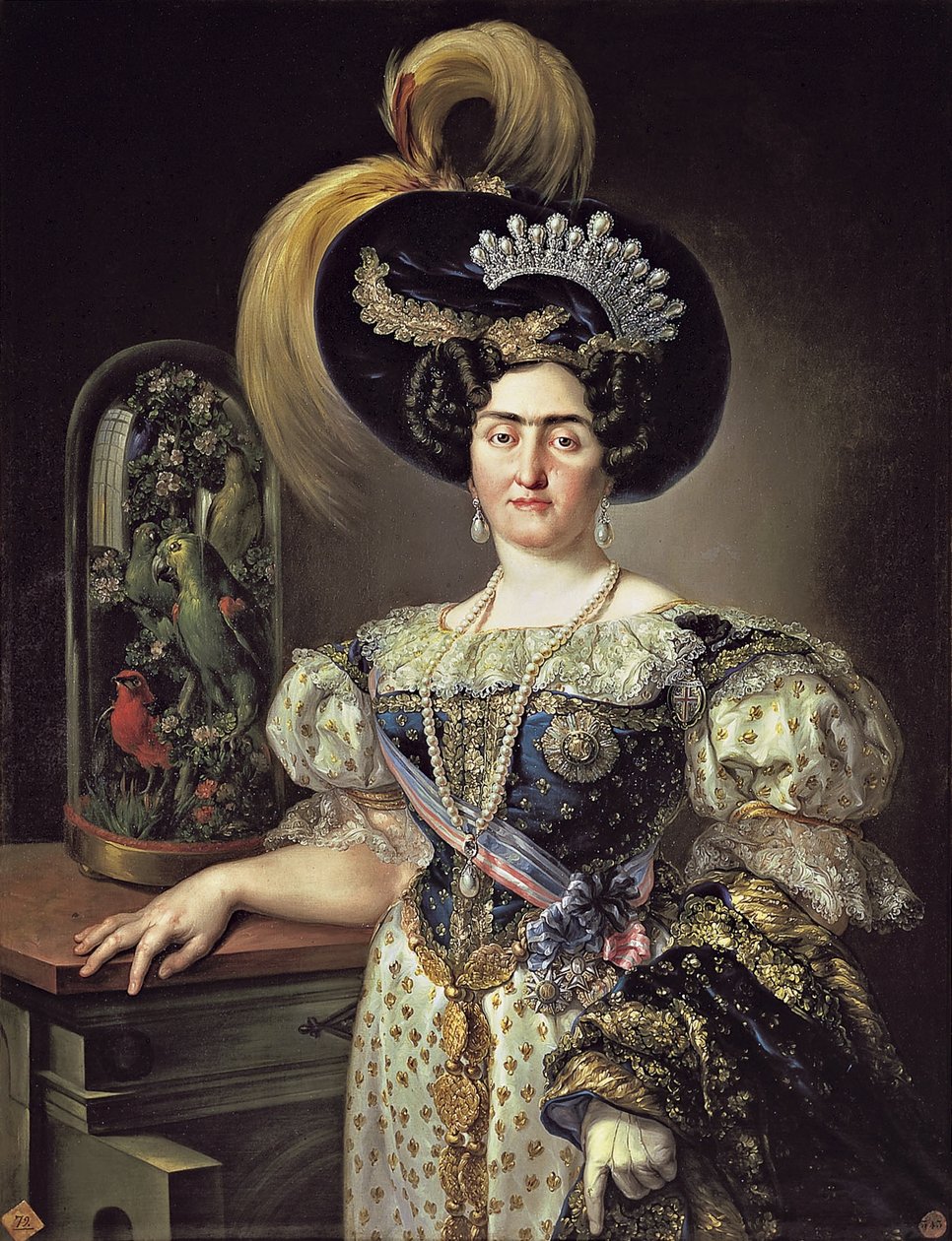 Portrait of María Francisca de Braganza y Borbón by Vicente López Portaña