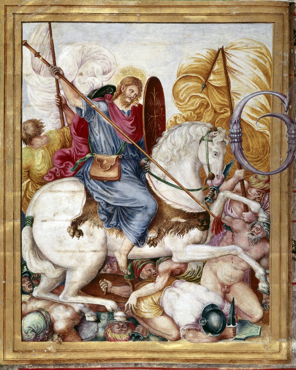 Saint James fighting by Vicente Raimundi