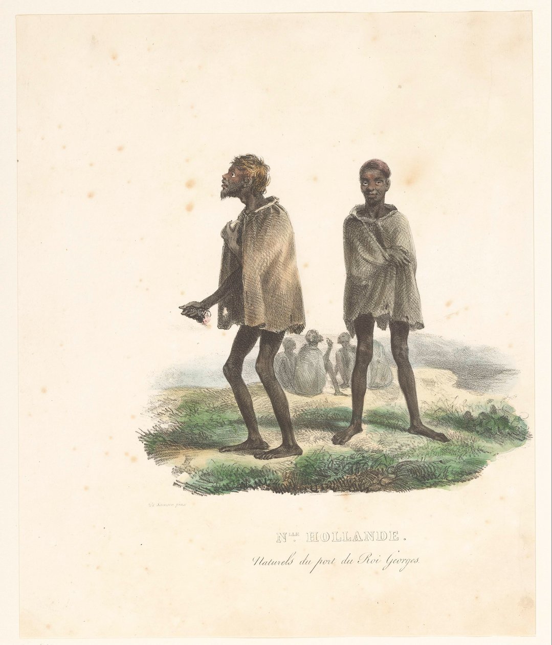 Clothing of the inhabitants of King George Sound (Western Australia) (Voyage of discovery of the Astrolabe) by Victor Adam