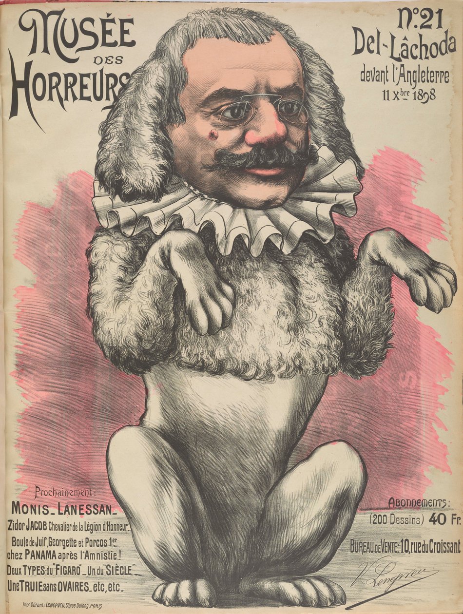 Musée des Horreurs Gallery of Horrors: Théophile Delcassé by Victor Lenepveu