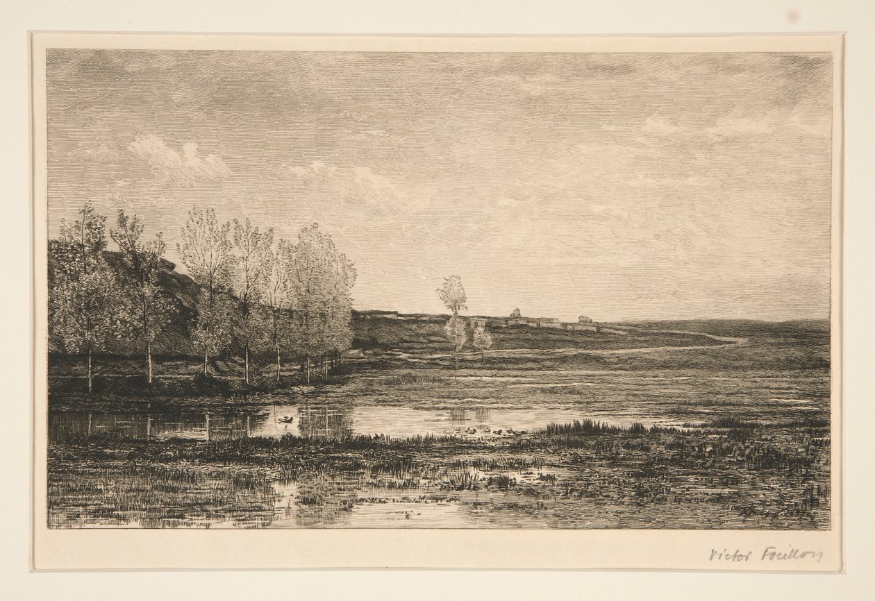Landscape by Victor-Louis Focillon