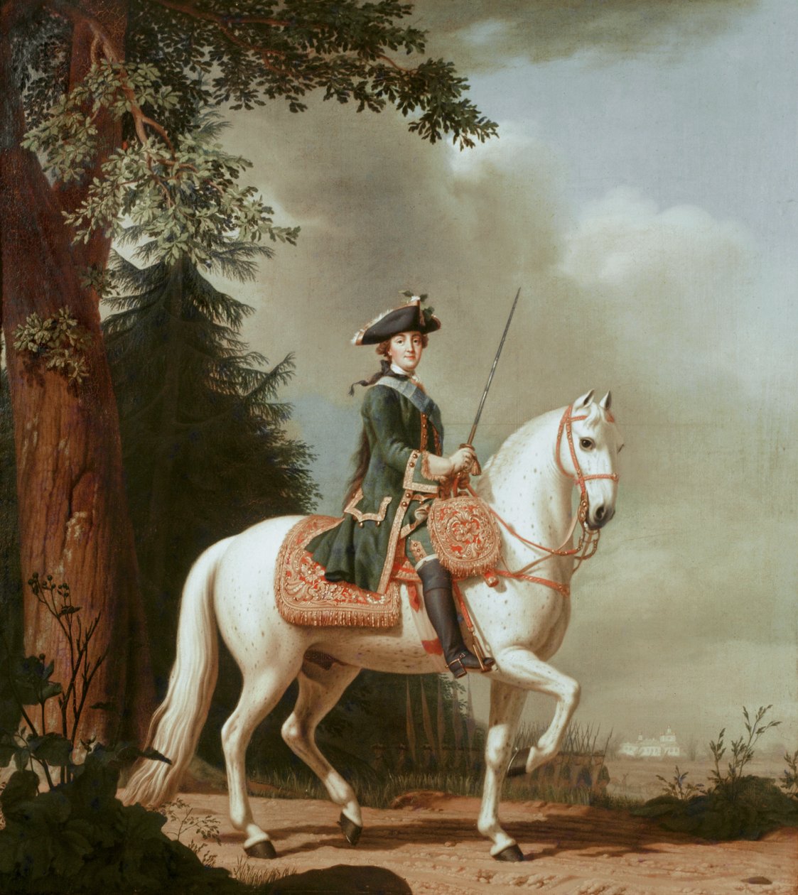 Tsarina Catherine II on Horseback by Vigilius Erichsen