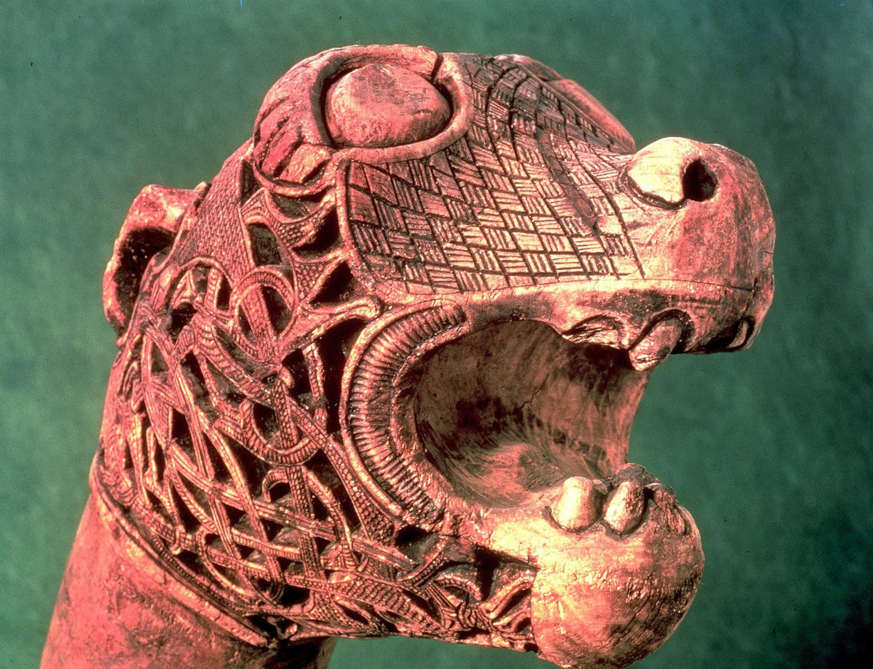 Figurehead from the Oseberg Ship, c.800 AD by Viking