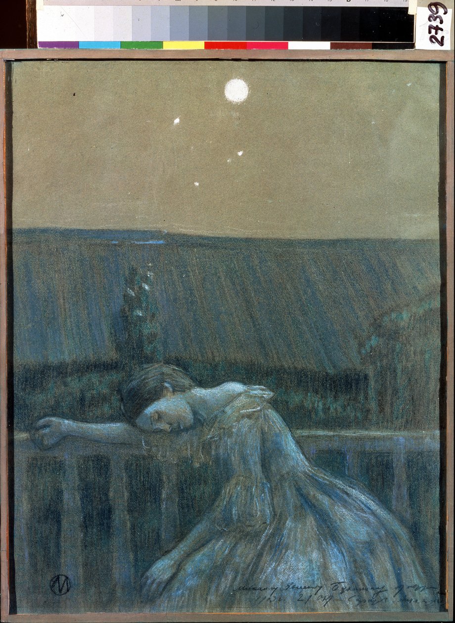 Sorrow by Viktor Elpidiforovich Borisov-Musatov