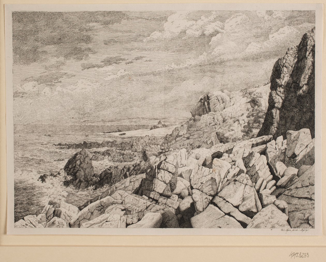 Rocky Coast of Bornholm by Vilhelm Kyhn