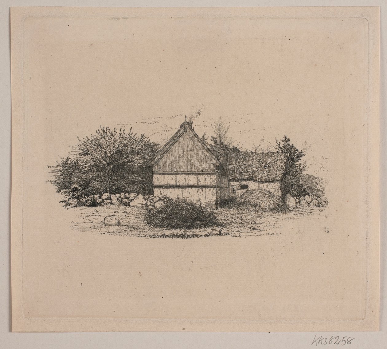 A Farmhouse by Vilhelm Kyhn