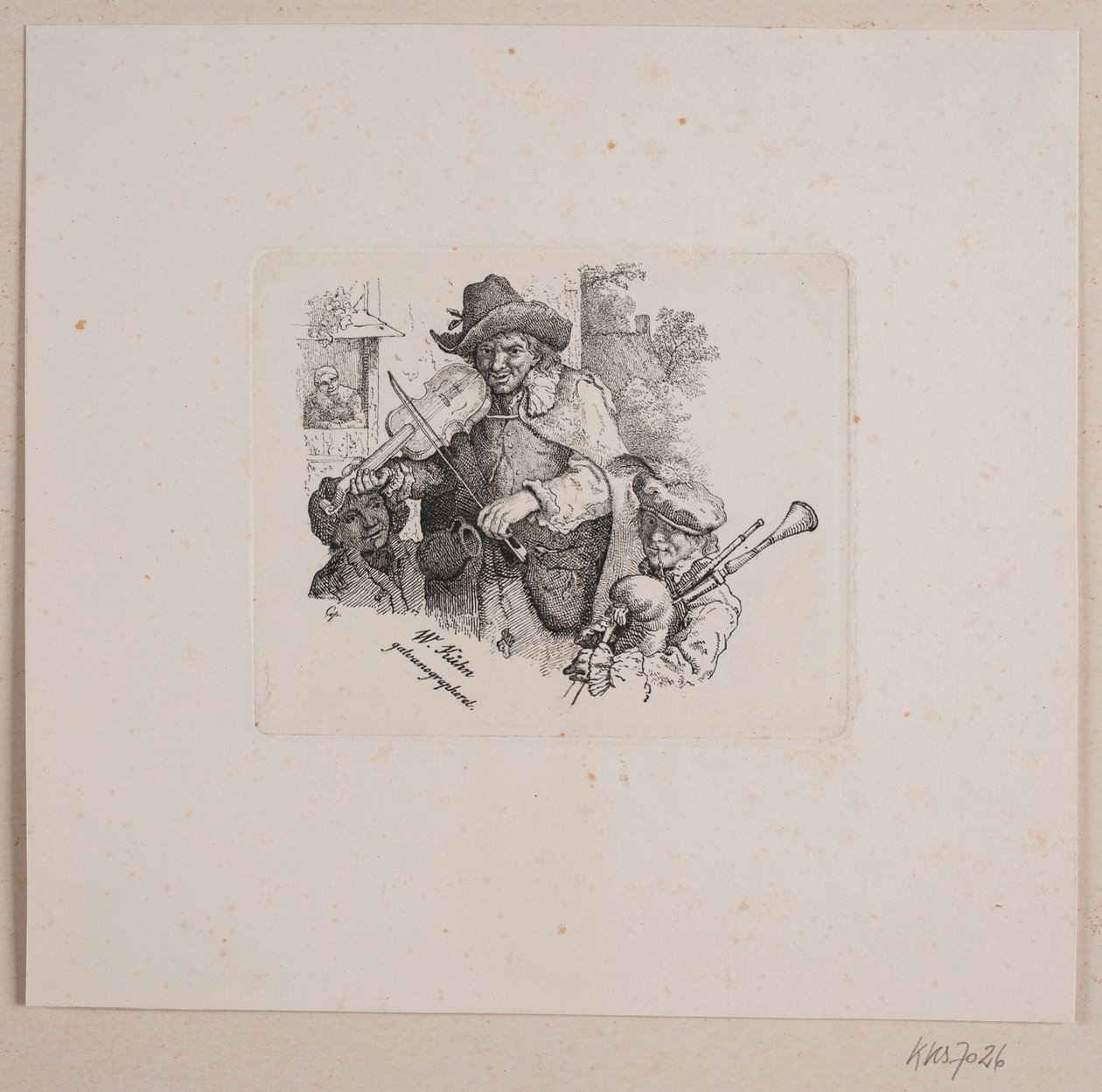 Wandering Musicians by Vilhelm Kyhn