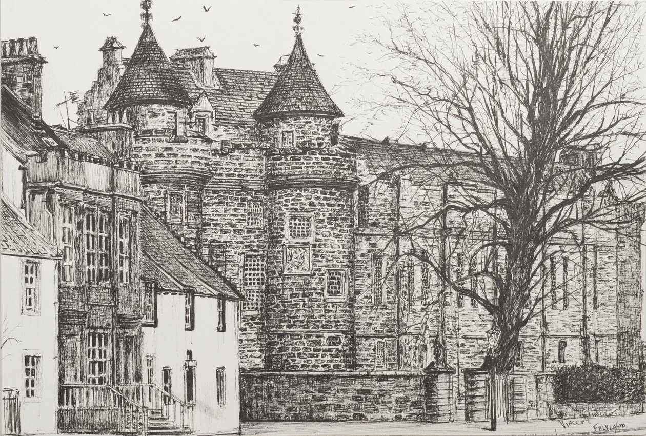 Falkland Palace, Scotland by Vincent Alexander Booth