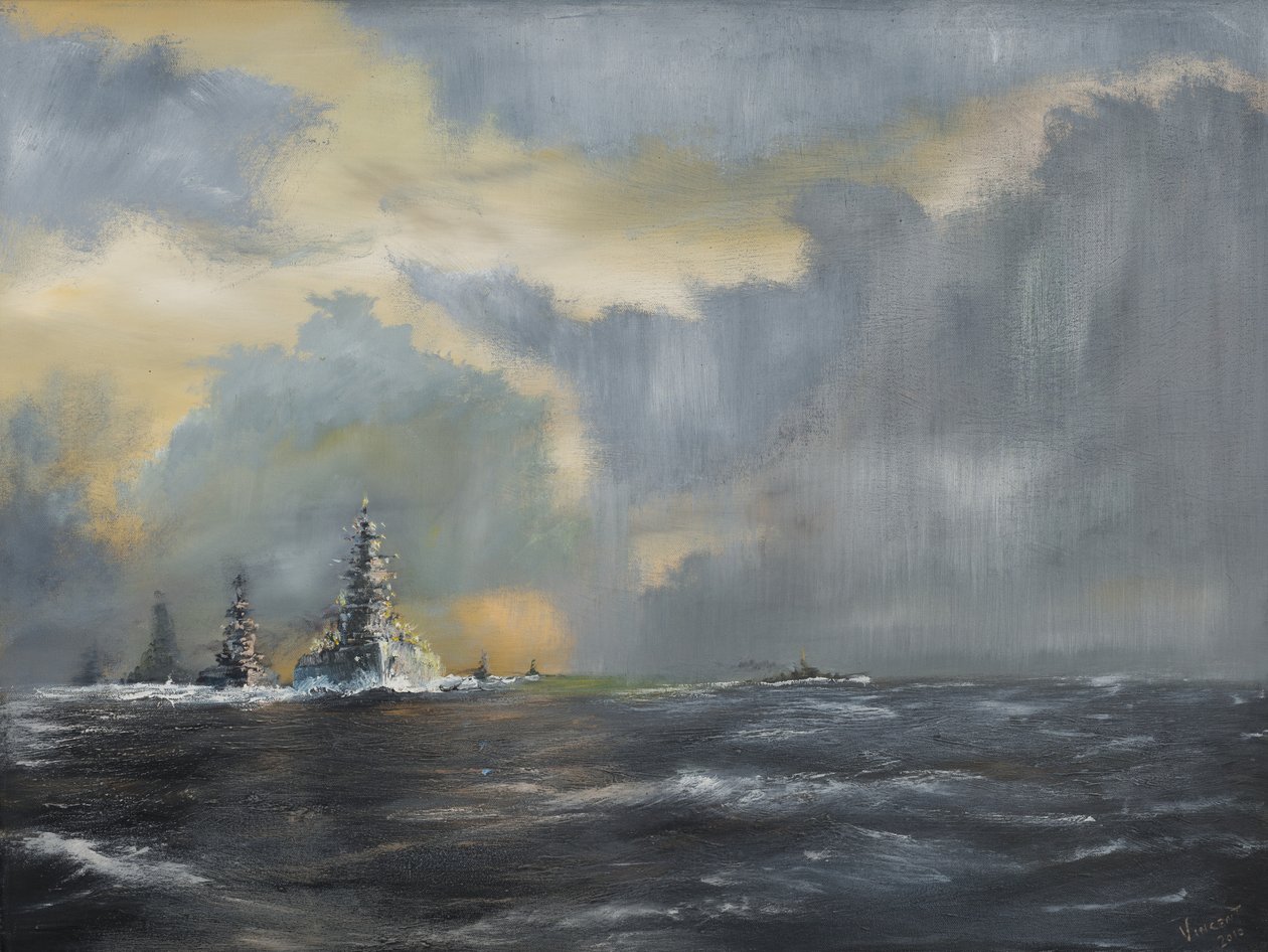 Japanese Fleet in Pacific 1942, 2013 by Vincent Alexander Booth