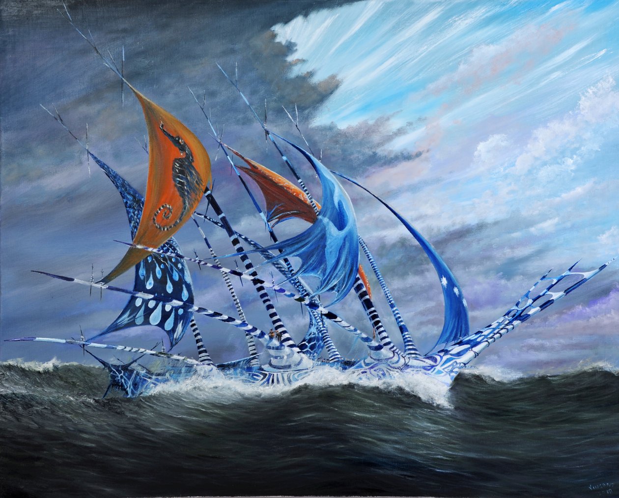Storm Creators Koro Sea by Vincent Alexander Booth