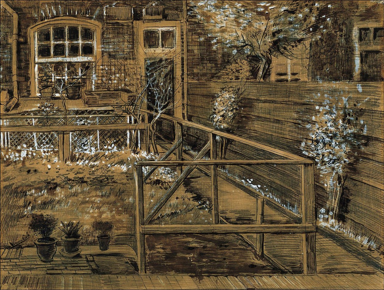 The Garden Behind the House of Sien