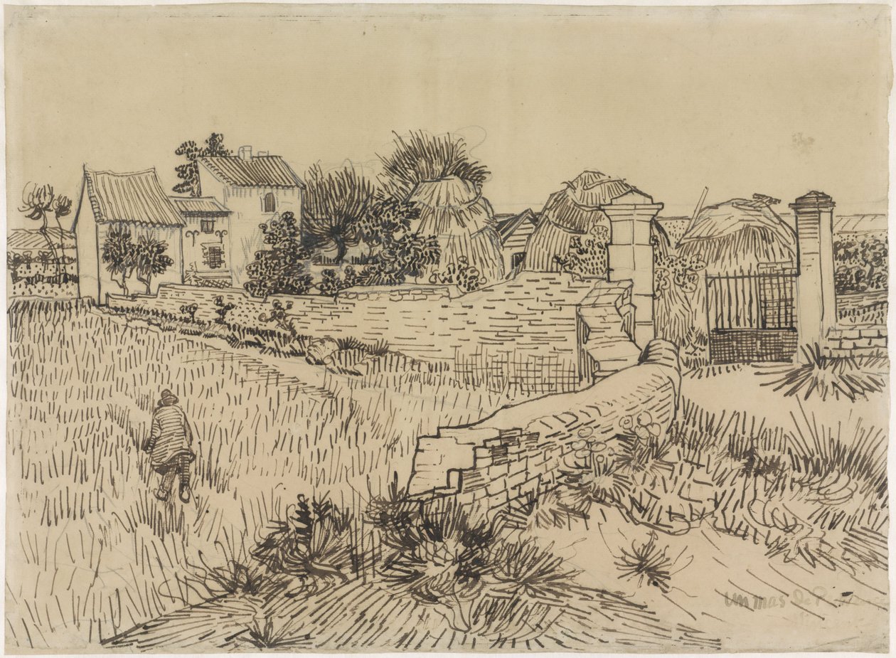 Farm in Provence by Vincent van Gogh