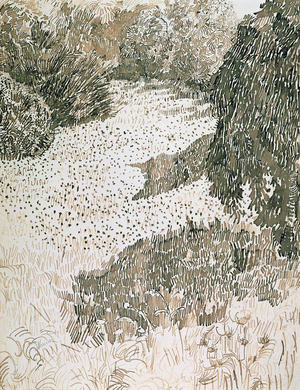 The Corner of the Park by Vincent van Gogh