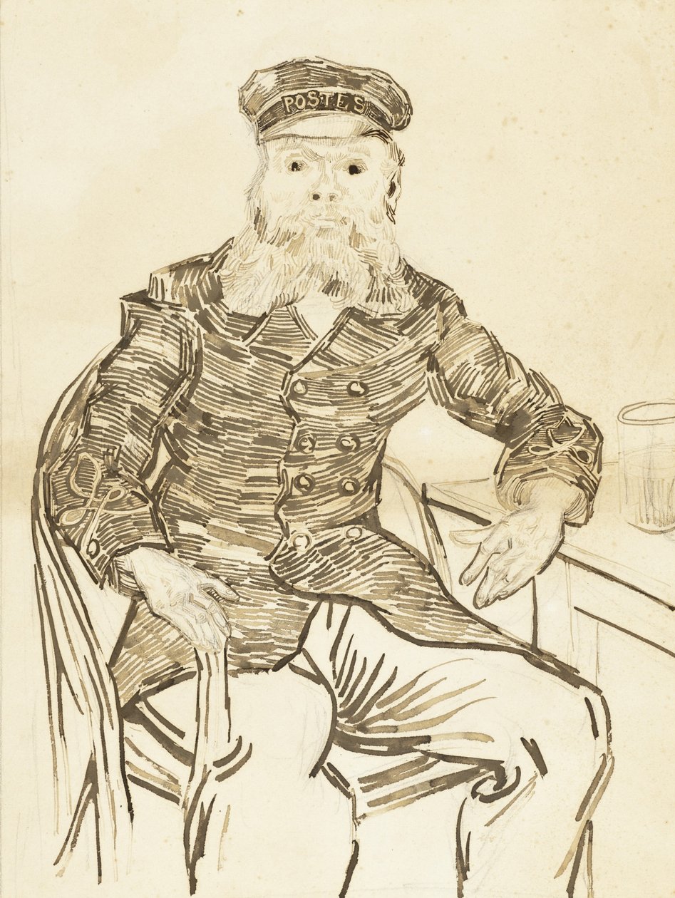 The Postman Joseph Roulin, 1888 by Vincent van Gogh