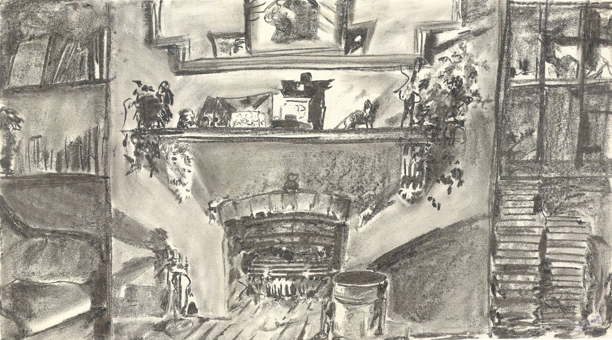 Fireside by Candlelight by Vincent Alexander Booth
