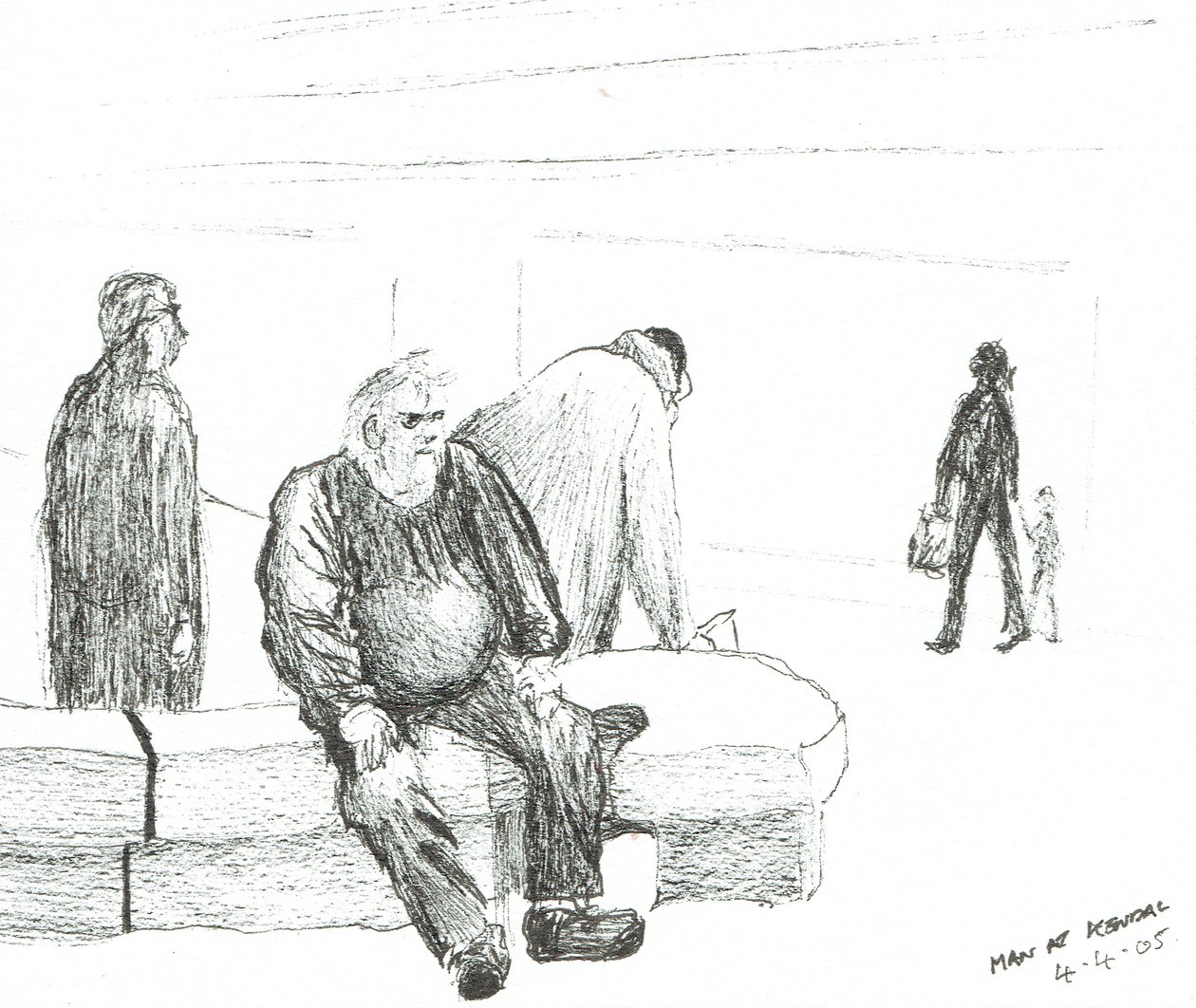 Man at Kendal, 2005 by Vincent Alexander Booth