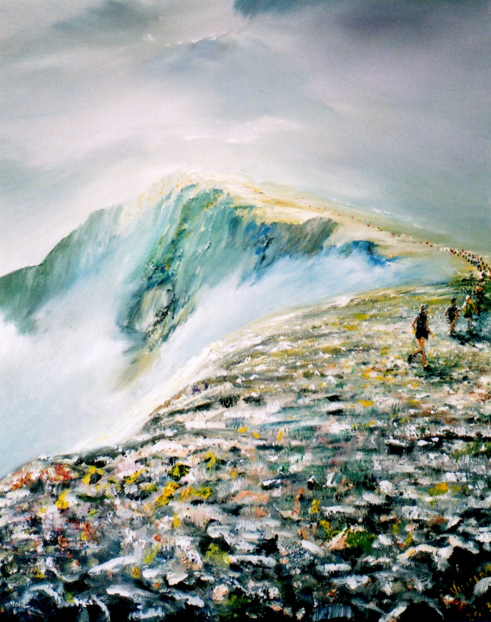 Summer Race on Helvellyn, 2013 by Vincent Alexander Booth
