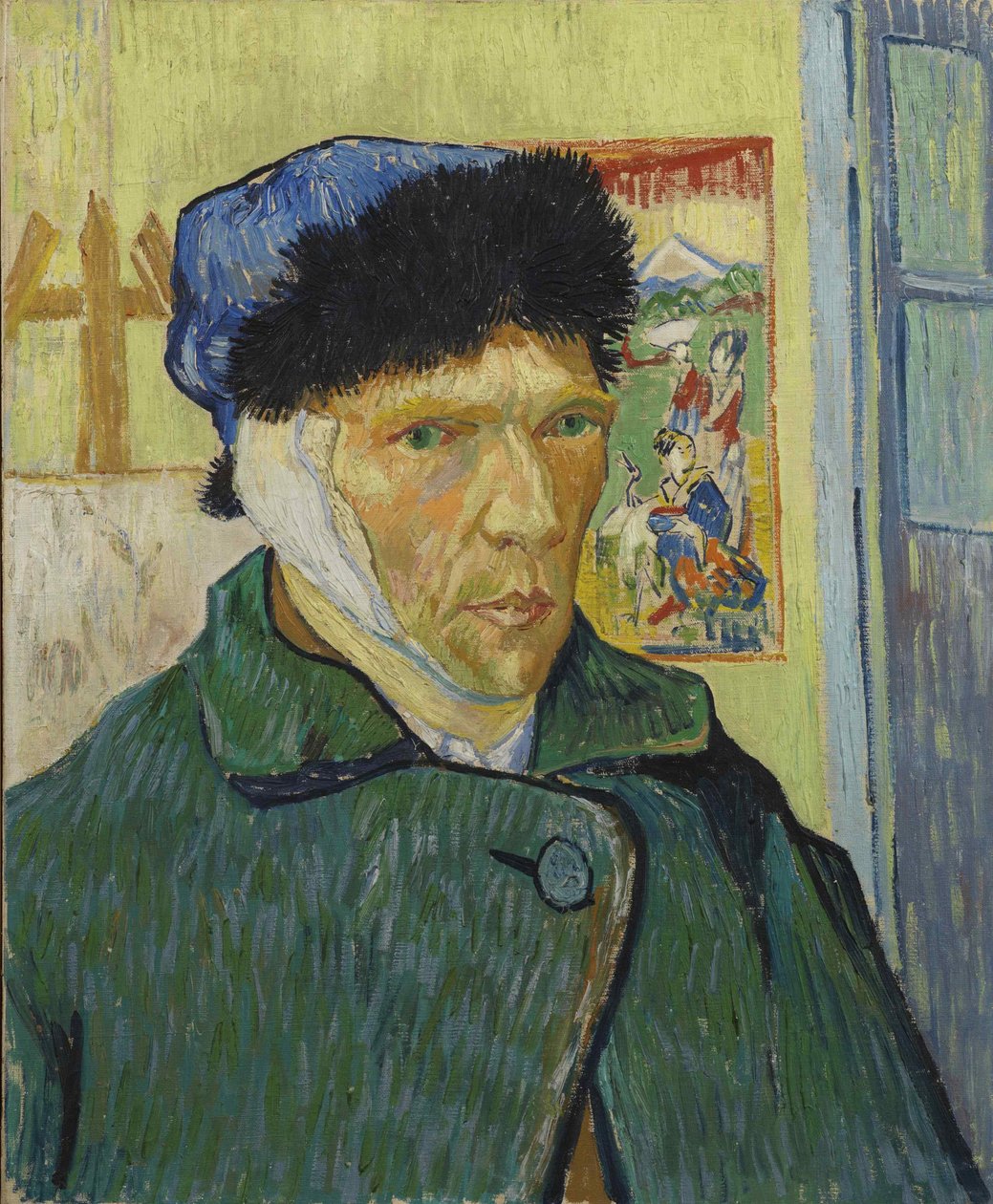Self-Portrait with Bandaged Ear by Vincent van Gogh