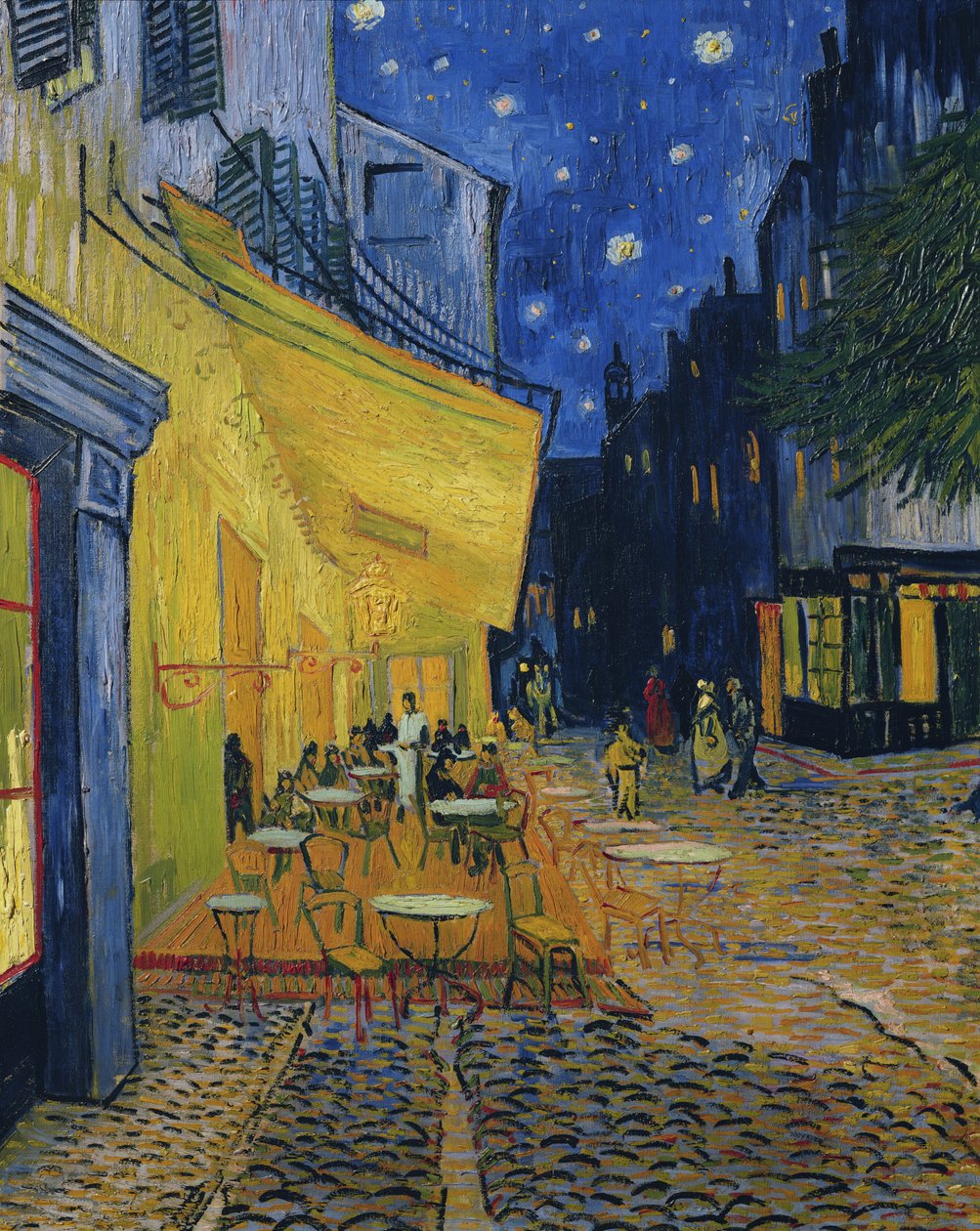 Cafe Terrace, Place du Forum, Arles, 1888 by Vincent van Gogh