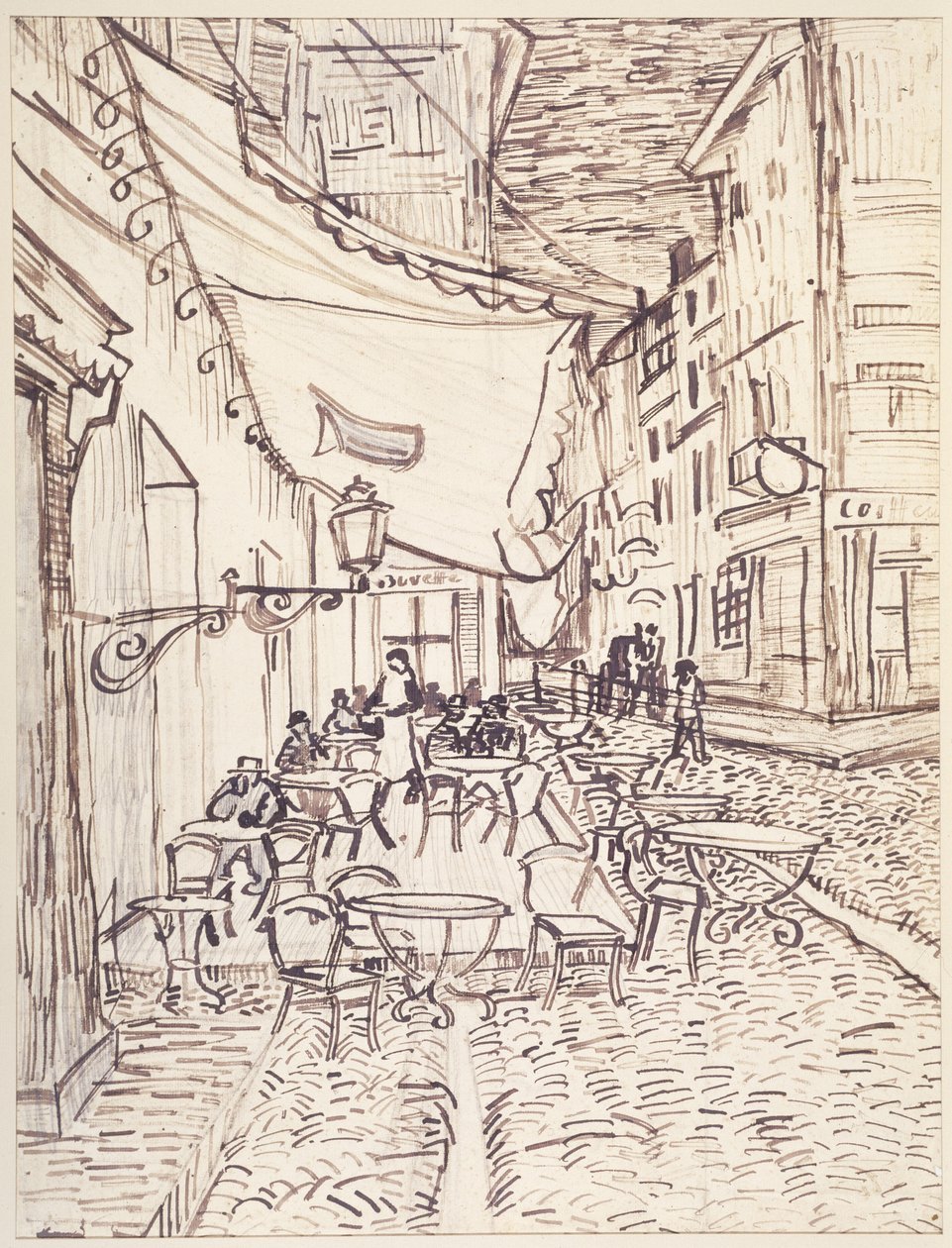 Cafe Terrace at Night by Vincent van Gogh: Fine art print