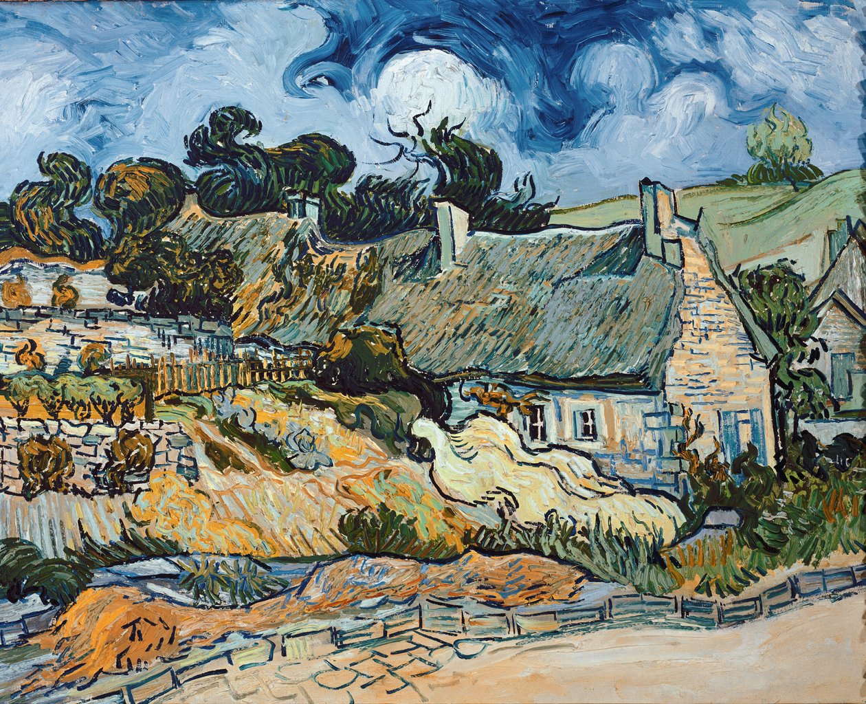 Chaumes de Cordeville to Auvers-Sur-Oise by Vincent van Gogh