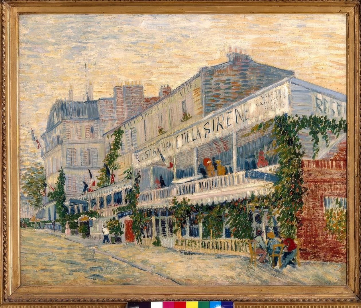 The Restaurant de la Sirène in Asnières by Vincent van Gogh