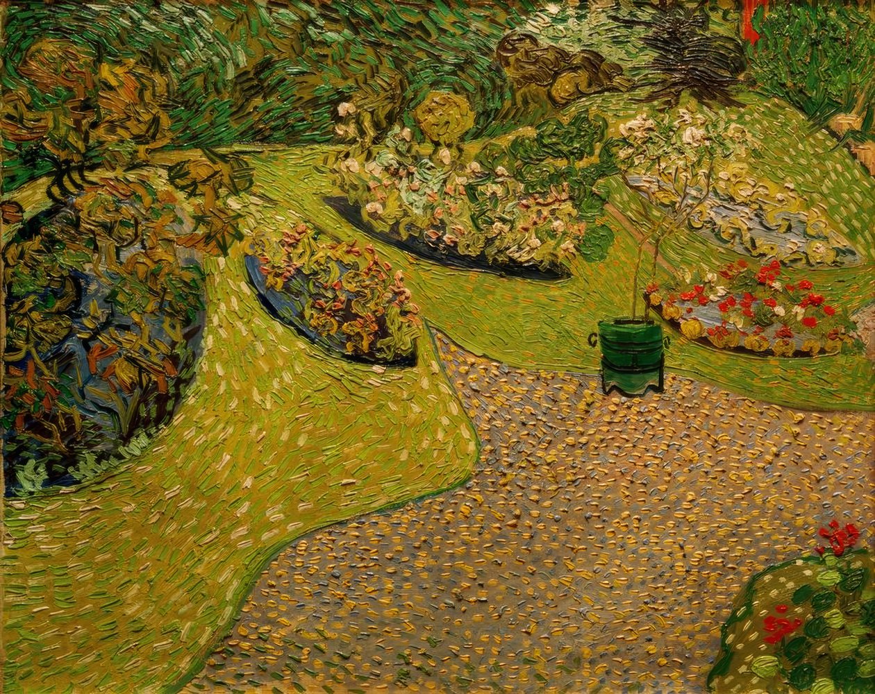 Garden in Auvers by Vincent van Gogh