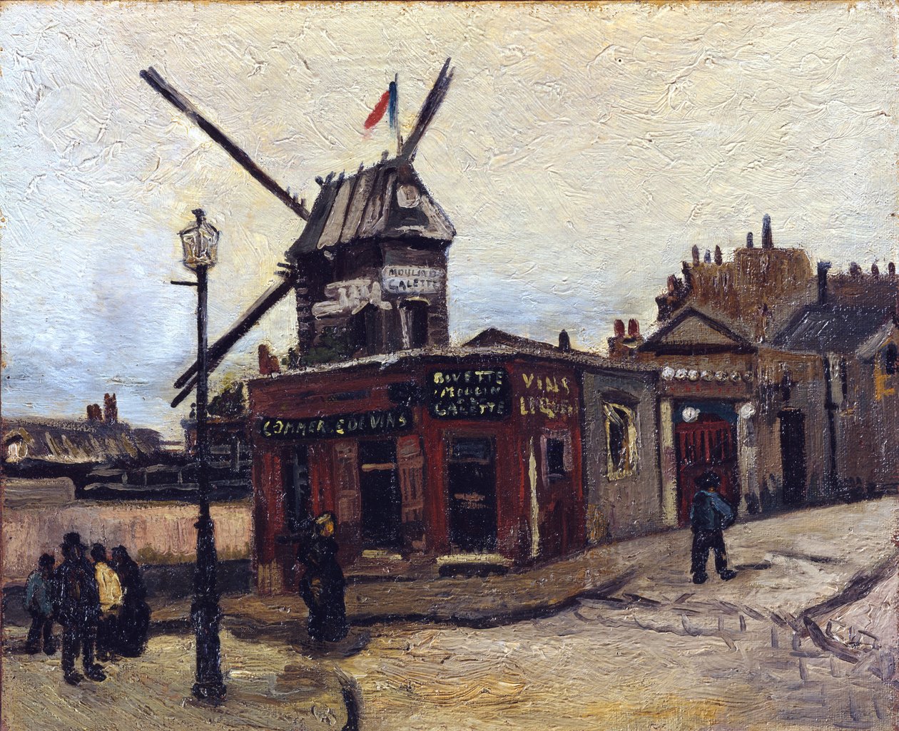 Le Moulin de la Galette by Vincent van Gogh