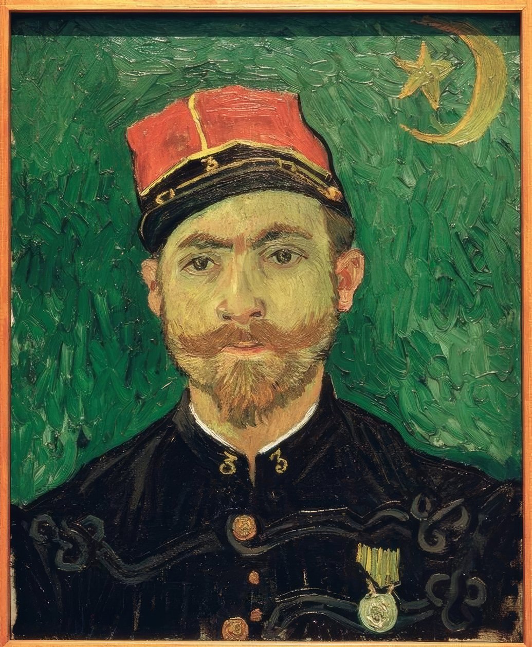 Portrait of Milliet by Vincent van Gogh
