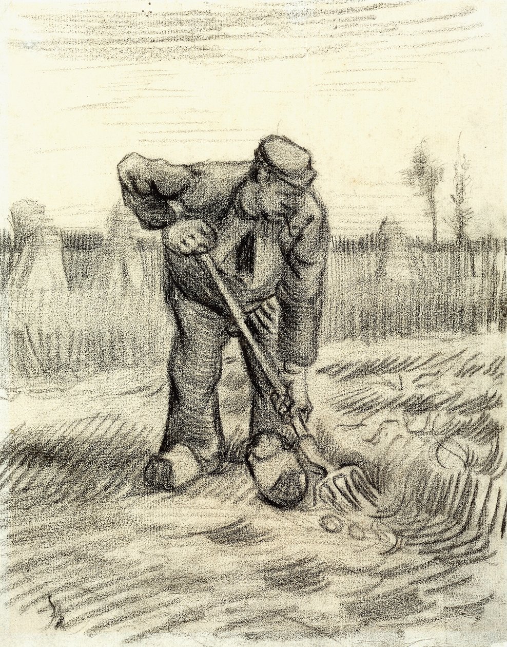 Potato Gatherer by Vincent van Gogh
