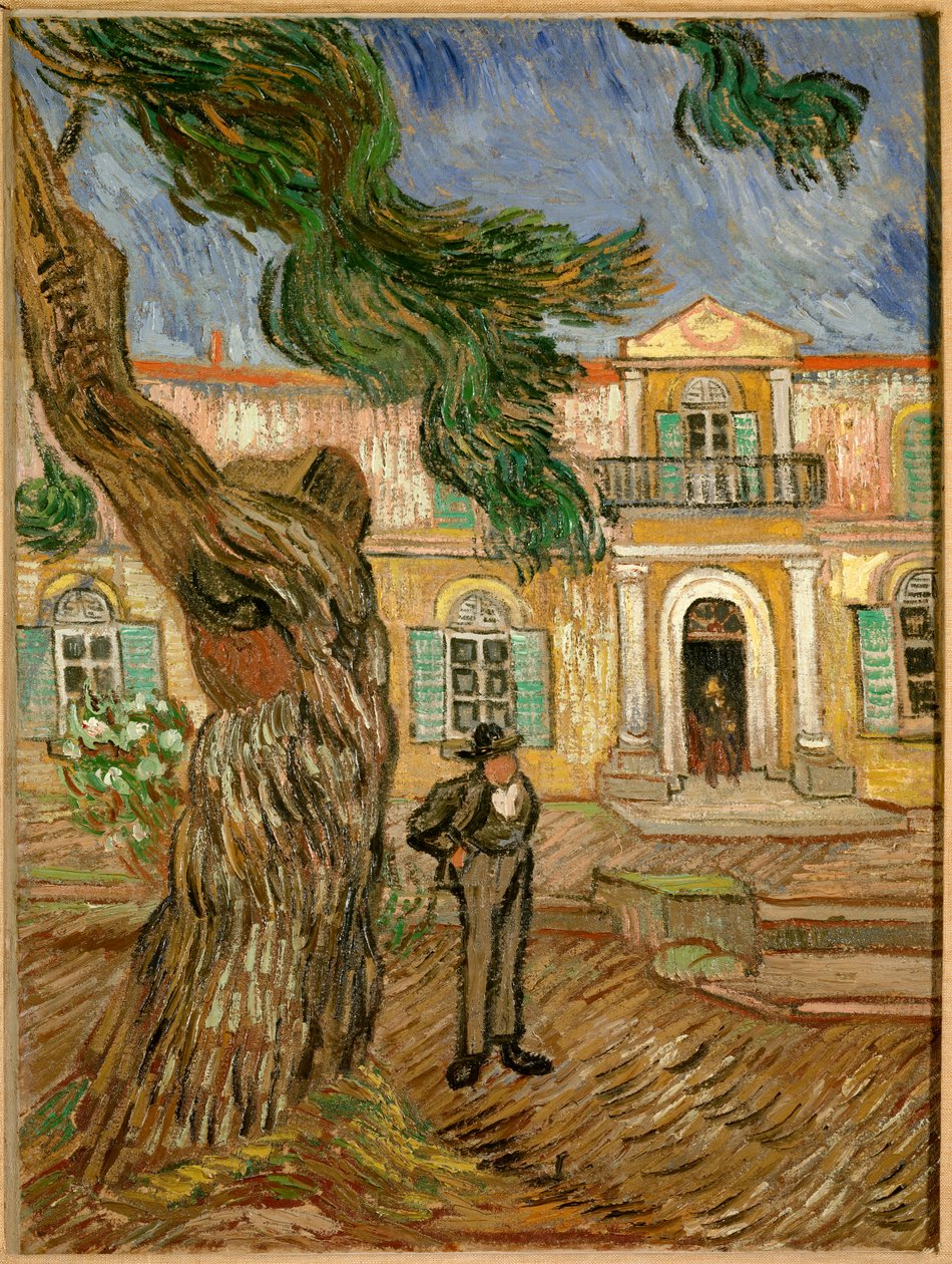 Saint Paul Hospital in Saint Remy de Provence by Vincent van Gogh